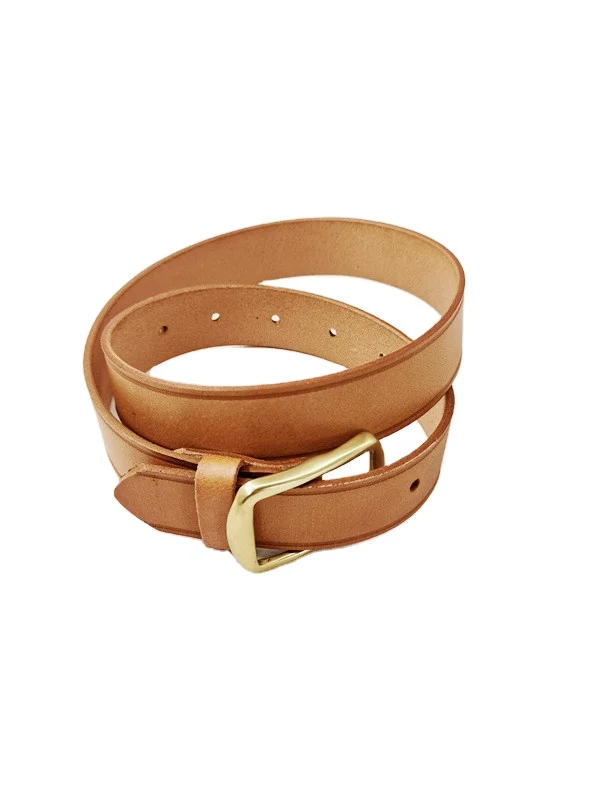 Promotion popular leather punching belt for men