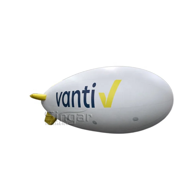 Custom advertising giant inflatable air blimp airship balloon for sale