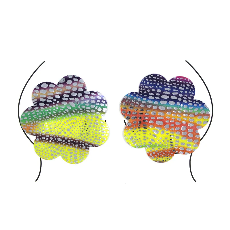 Magic Color Sexy Leopard Print Sexy Nipple Stickers Nipple Stickers Crystal