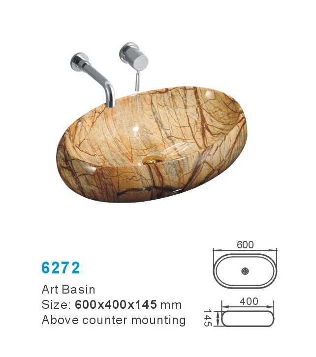 Texture Art Basin Sink Vessel Sink Color Sanitary Ware Hot Sale Wood Round Ceramic Faction Designer Art Basin Bathroom Wash Hand