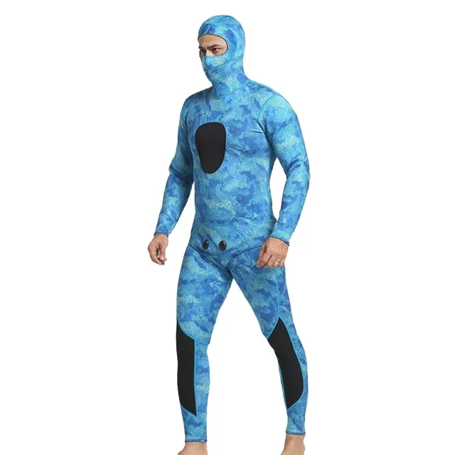 Neoprene 3mm Super Stretch Camouflage Full suit for Free diving Snorkeling Swimming Spearfishing Wetsuit