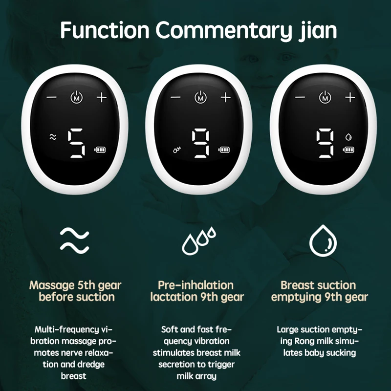 Cheap Silicone Breast Pump Below 45 Decibels 150ml Multi Function Wearable Smart Breast Pump Hands Free Breast Pump