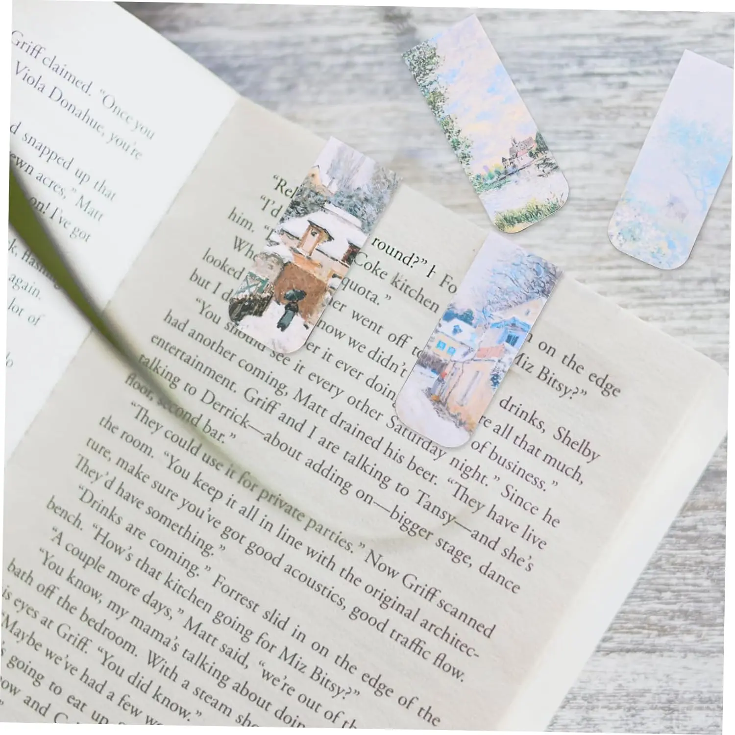 Wholesale High Quality Customized Soft Magnetic Bookmark For Office & School