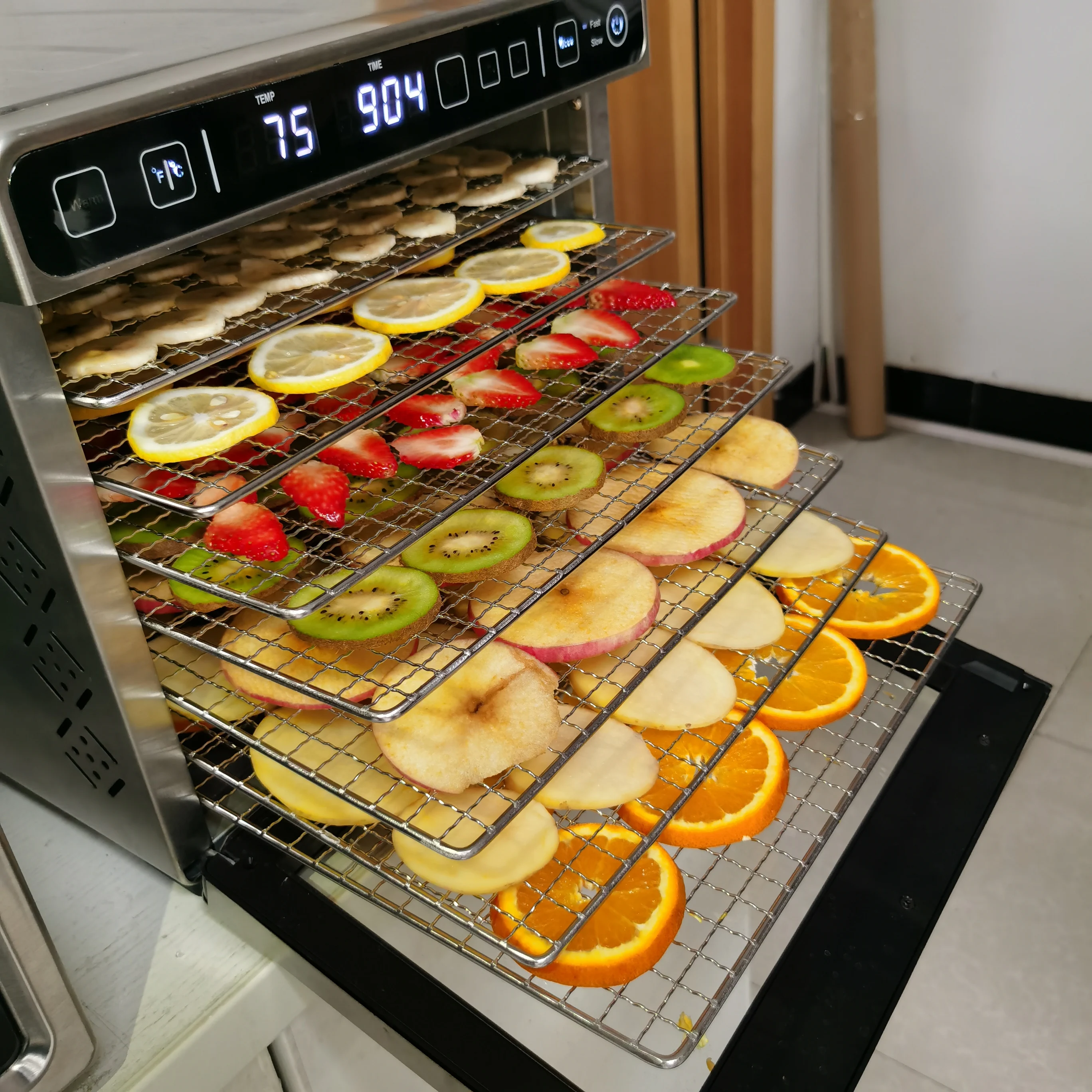 Food Dehydrator Machine Dry Fruit Bread Flowers Dryer Vegetables Drying Pet Snacks Freeze Dryer Dog Food Maker for Home