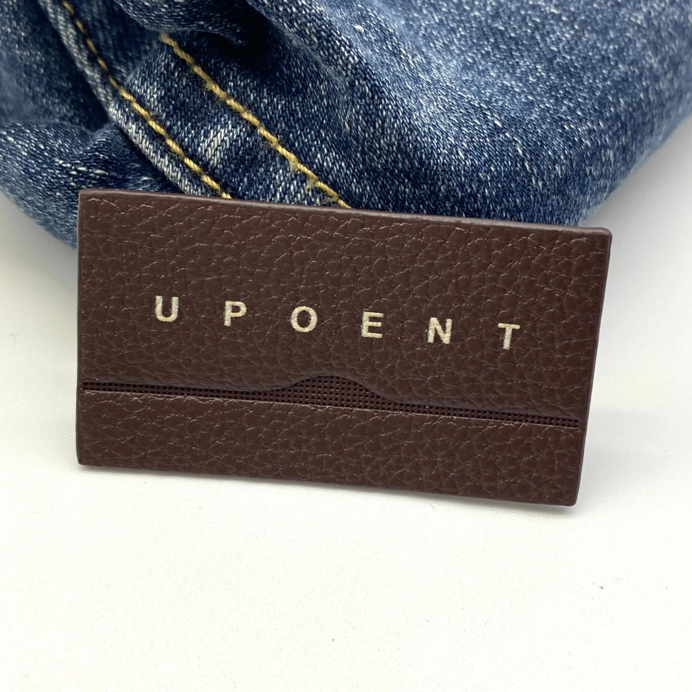 Personalized Leather Patch embossed Printed Custom Logo laser Engraved Leather Patch for Hats