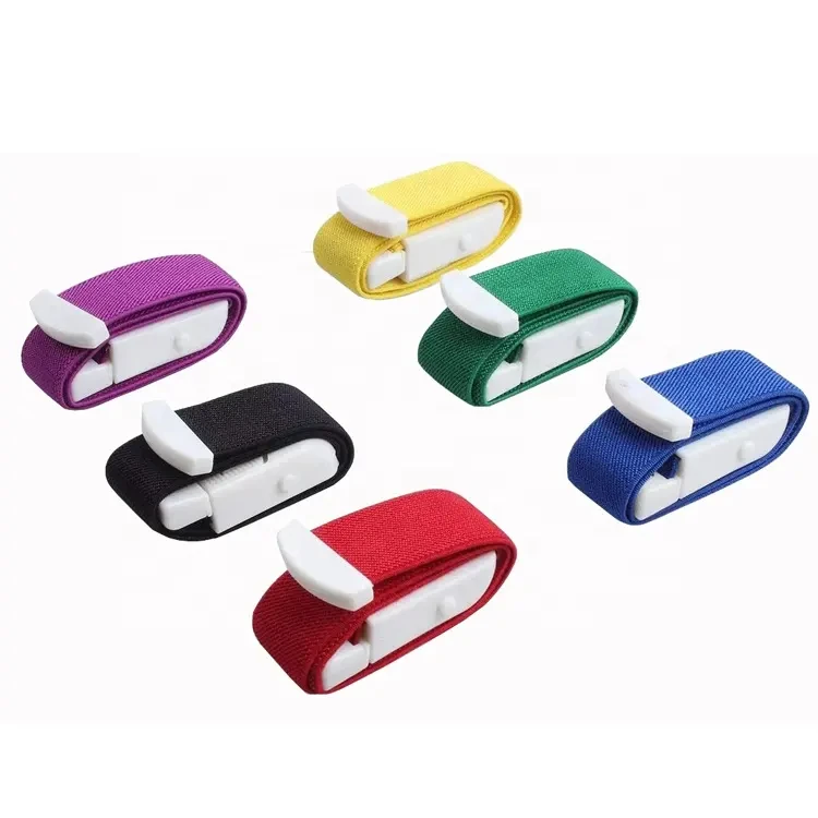 Risenmed Recyclable Surgical Blood Collection Buckle Elastic Medical Quick Release Nylon Buckle Tourniquet