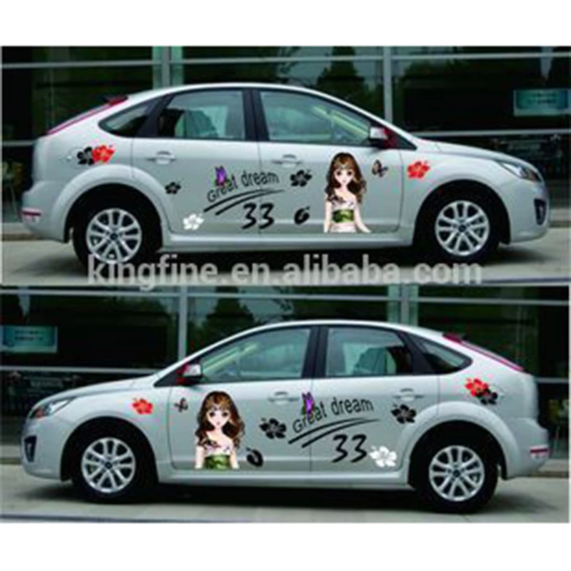 Magnetic sheets compatible die cut bausiness magnets adhesive 0.7mm car plastic magnet sticker