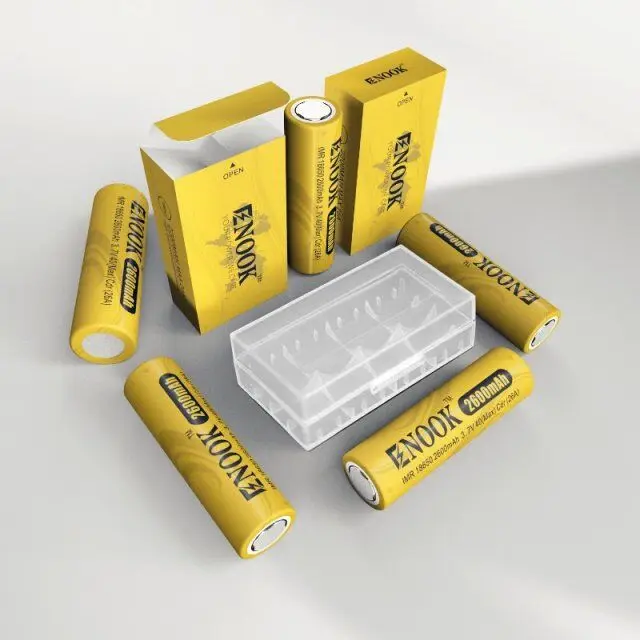ENOOK 3.7V li ion battery 1500mah 2000mah 5C 2600mah 3C 3000mah 18650 cell for ebike pack electric