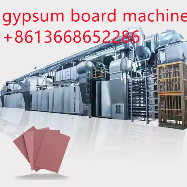 Gypsum Board Production Machine Plasterboard Manufacturing Plant 6 Million Sqm Capacity Lamination Line