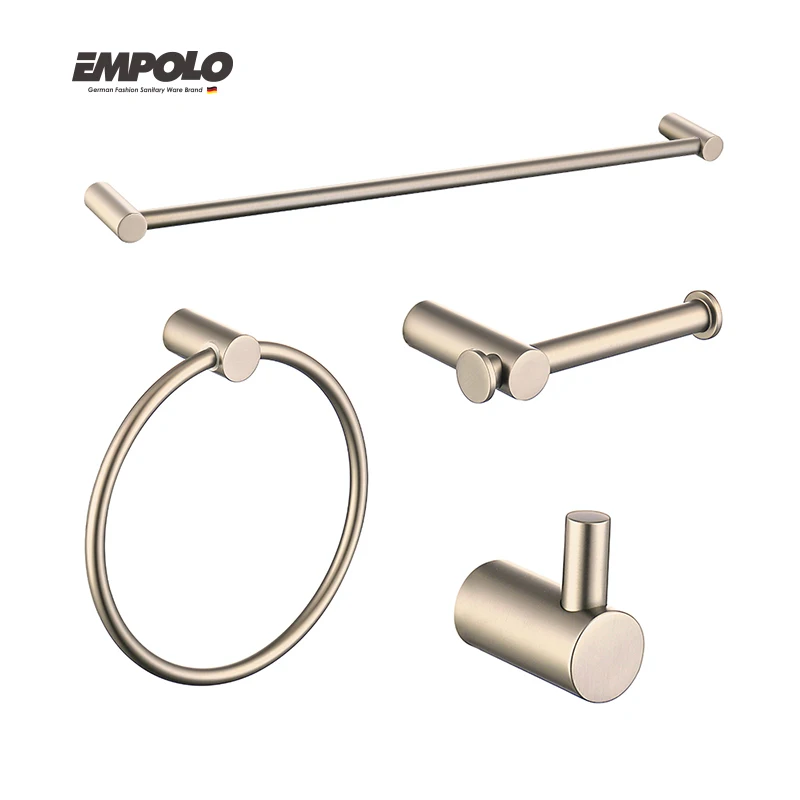 China factory gold plated brass toilet decoration home bathroom sets bathroom accessories