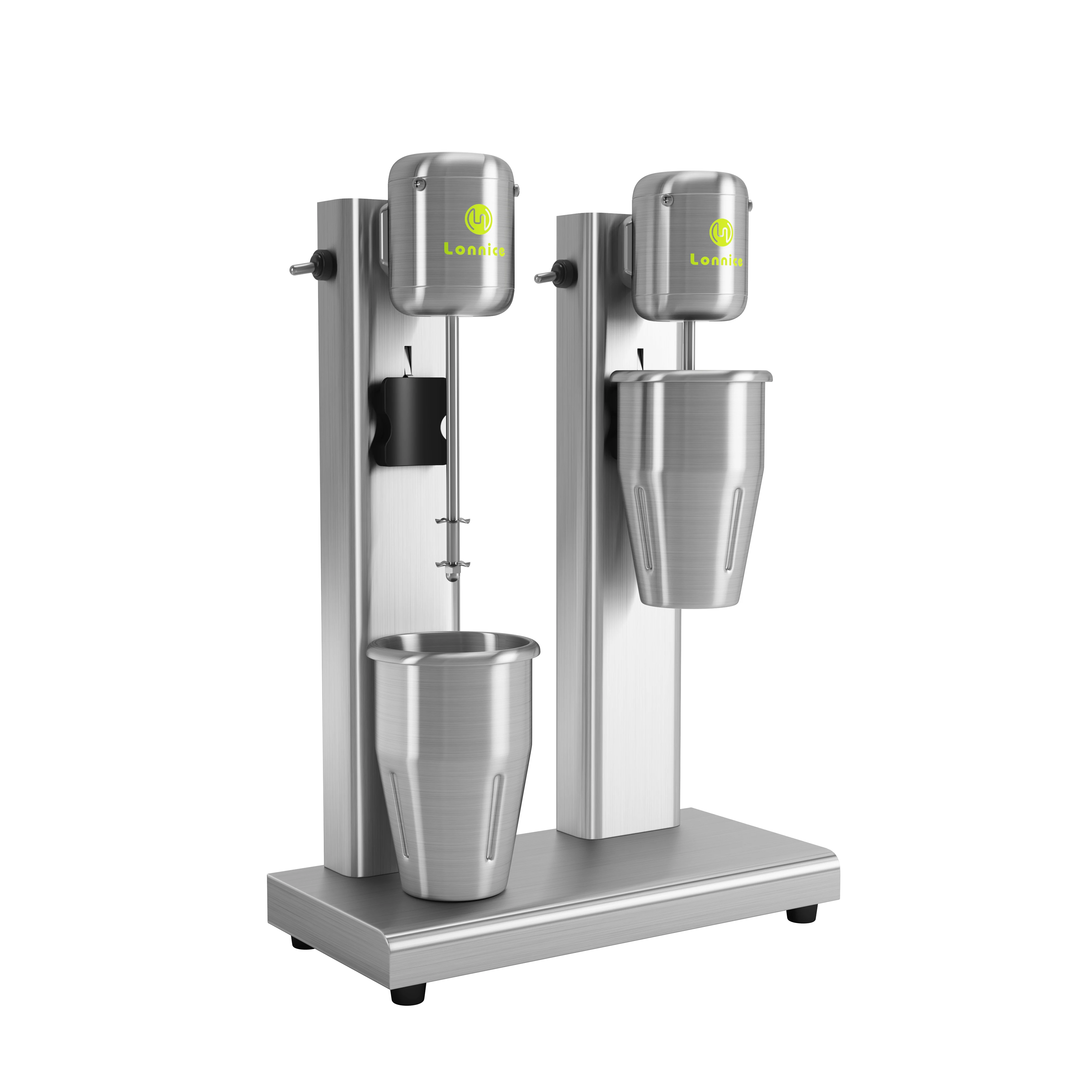 Lonnice RTS Commercial milk shake maker machine automatic milk frother electric coffee foam maker,blender milk mixing machine