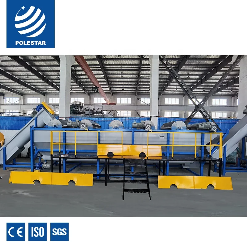Polestar Machinery Rational Construction Scrap Plastic Recycling Equipment
