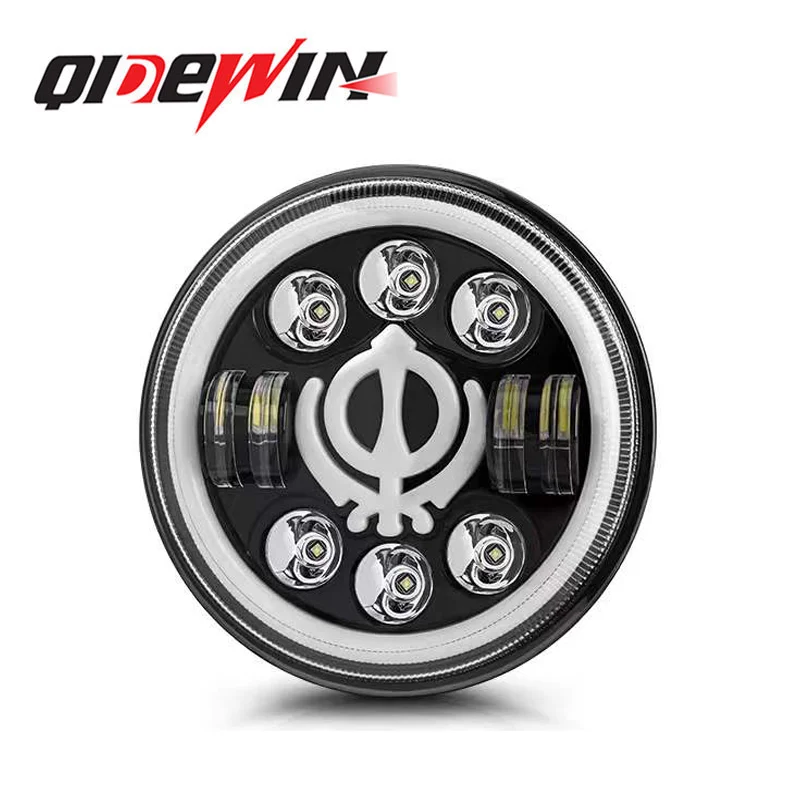 QIDEWIN 80W new product Hi Lo Beam Headlamp 7inch led light Turn Signal Fit Lada Niva 4X4 Offroad Car Accessories 12V 24V DC