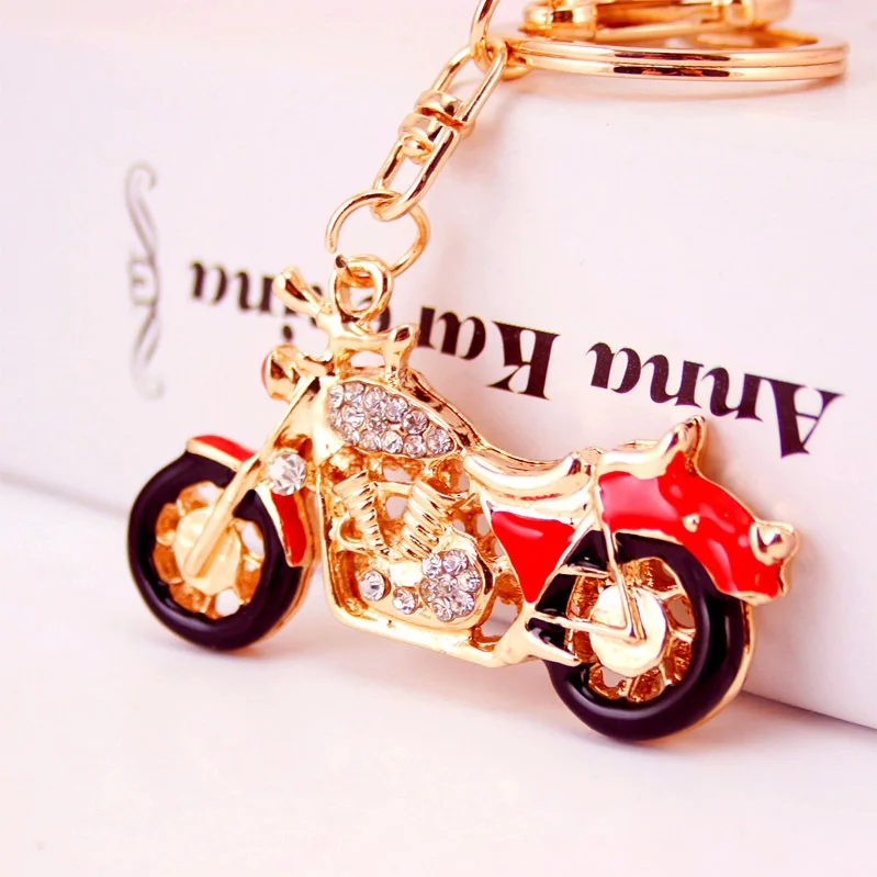 New Fashion Motorcycle Style Keychina Metal Bag Keyring Charm Car Keychain (KC088C)