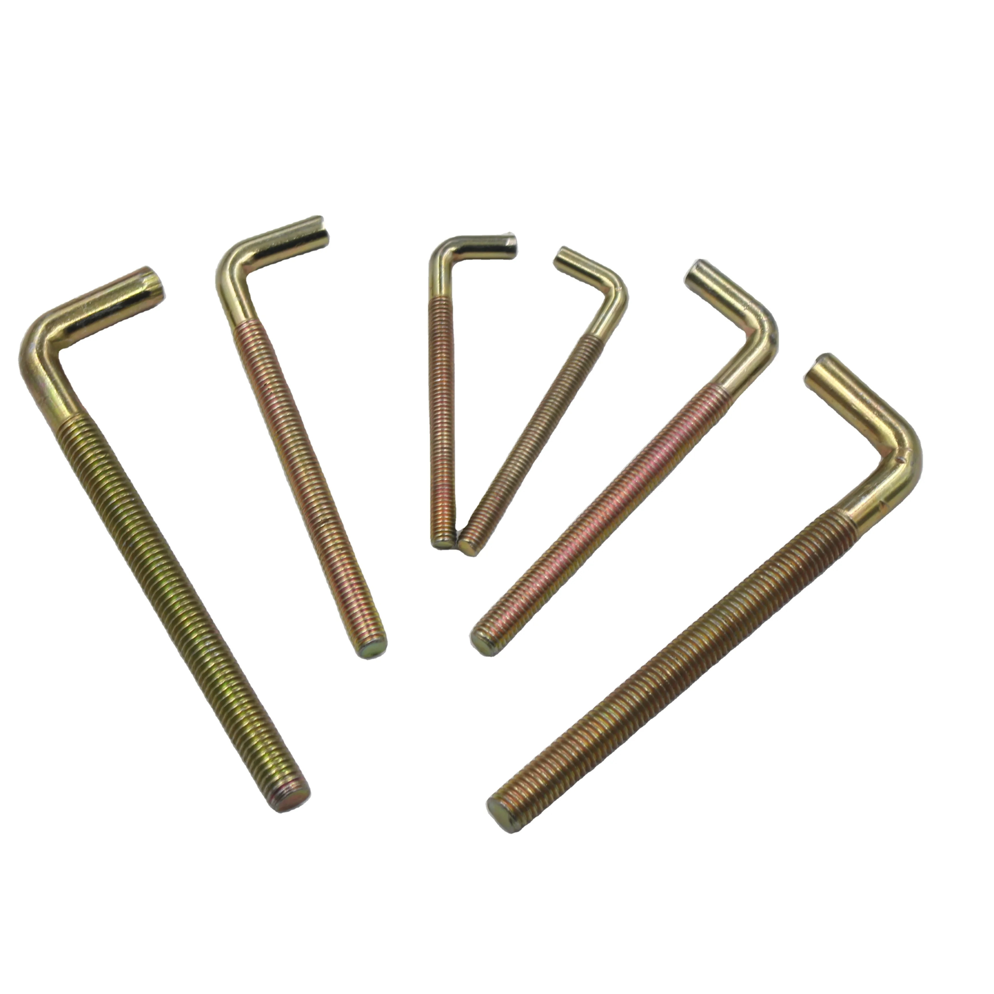 M5 * 100 болт с L-образной головкой из углеродистой стали/болт L-образной формы/L-болт с цинковым покрытием