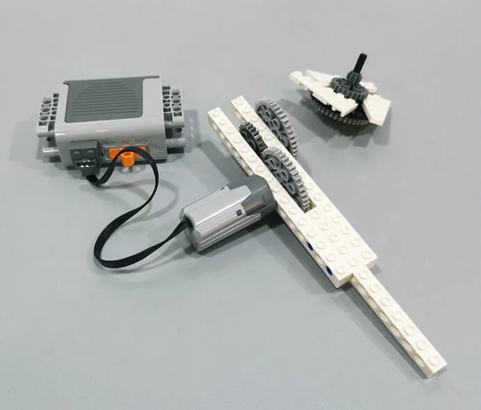6+Science and Education Building Blocks/mechanical Gear Electric Set/children Creative Blocks Toys Can Be DIY 5 Models (PA00183)