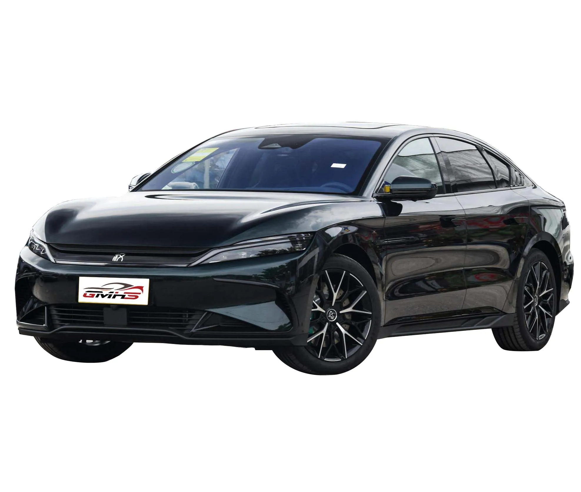 Hot selling BYD HAN EV flagship BYD 5 Seats electric car FWD 245HP Pure electric cruising range 715KM Max speed 185KM/H