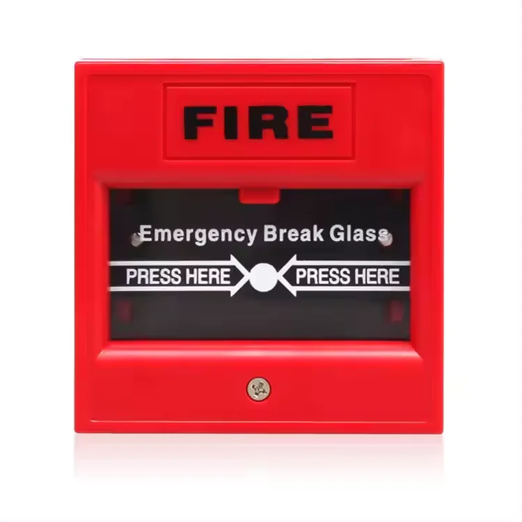 Emergency break glass manual call point for fire alarm and emergency exit