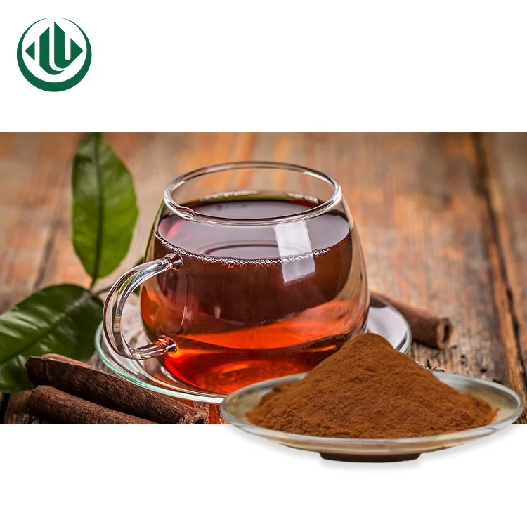 High Quality Organic Health China Instant Black Tea Powder Theaflavin Extract For Hot Tea Iced Tea Baking
