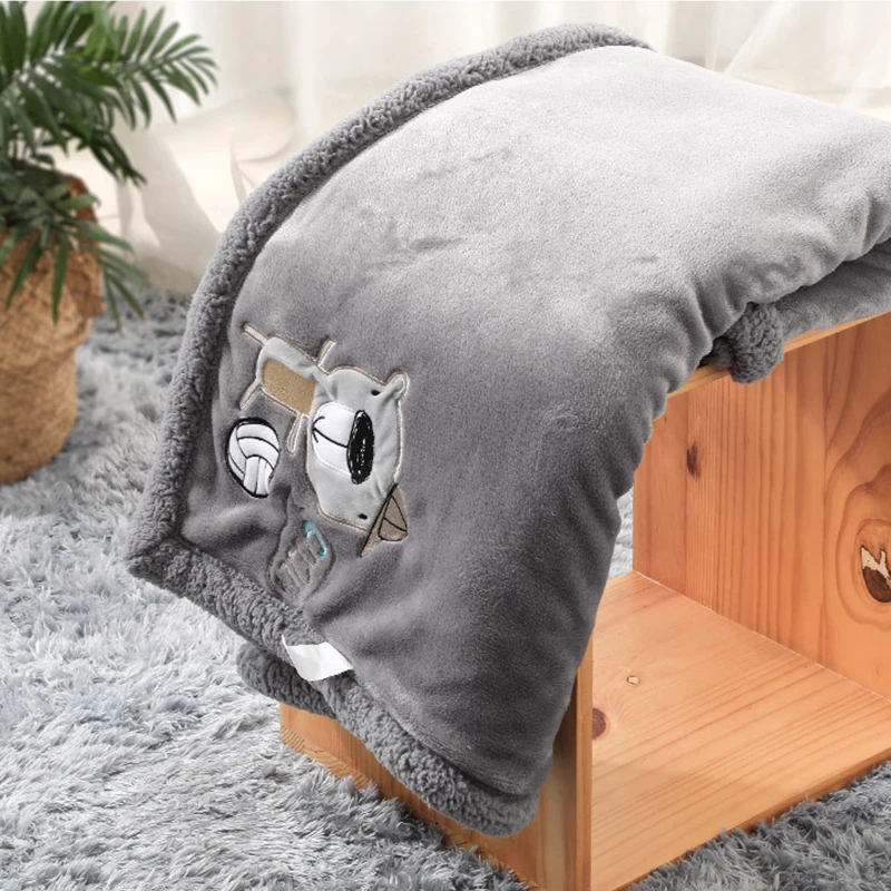 custom wholesale babies king size polar fleece flannel fluffy throw baby winter thick blankets for newborns