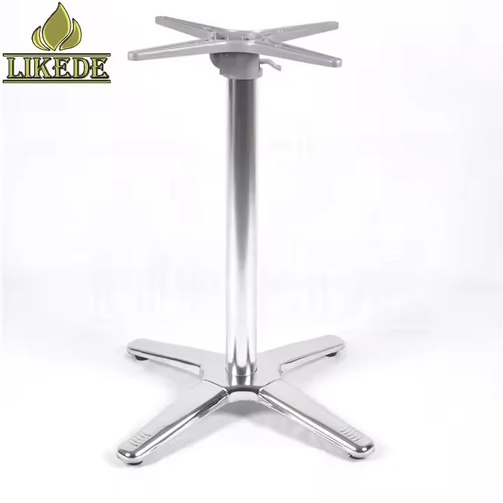 High Quality 304# Stainless Steel Folding Table Base Metal Furniture Legs for Outdoor Chairs