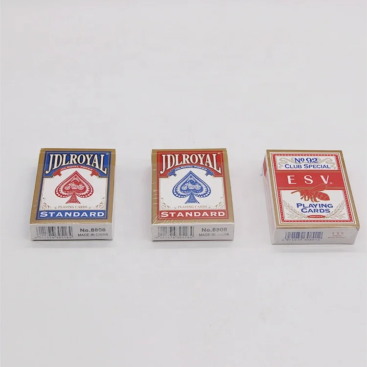 Custom Logo Printing Board Game Classical German Black Core Luxury Poker Card Recyclable Eco-friendly 54 Paper Playing Card