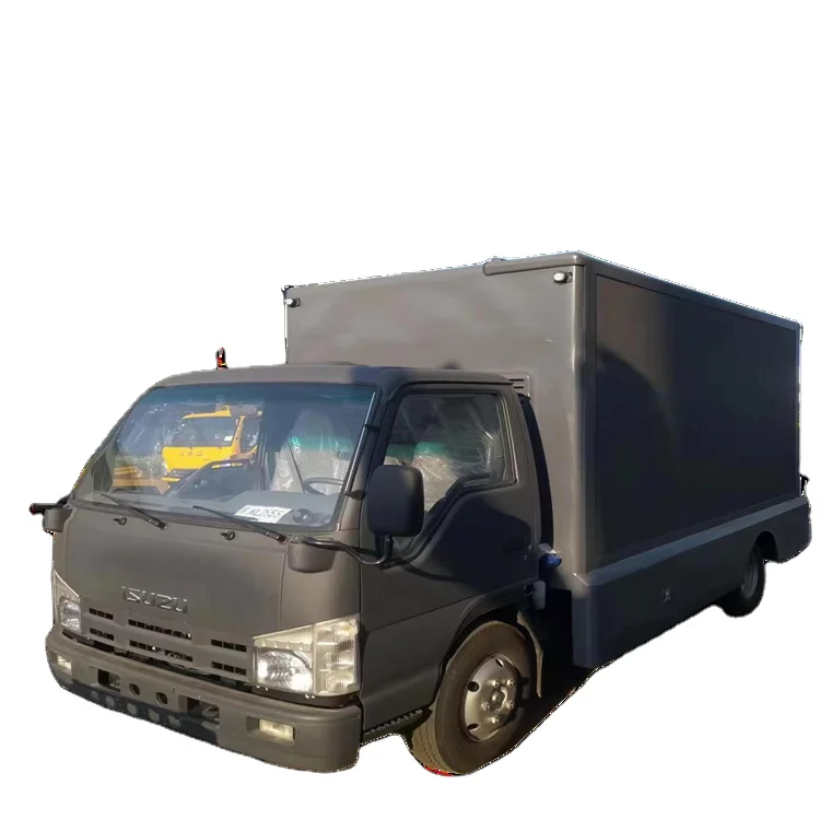 Popular ISUZU  Diesel Mobile LED Screen Truck  Digital Billboard Media Advertising Mobile LED Screen Truck  Full Color Vehicle