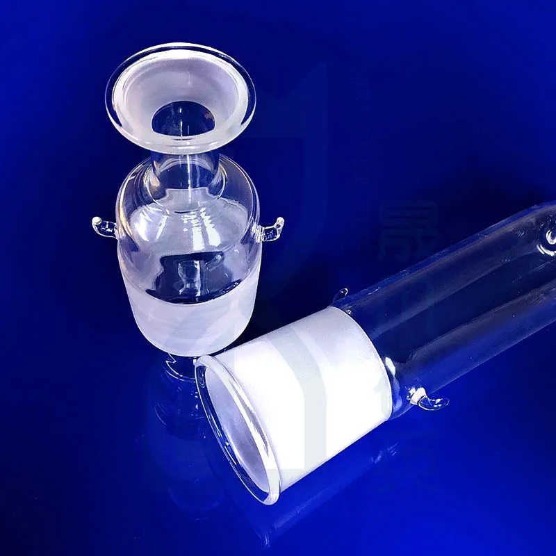 Transparent One End Closed Fused Quartz Glass Test Tube With Lip