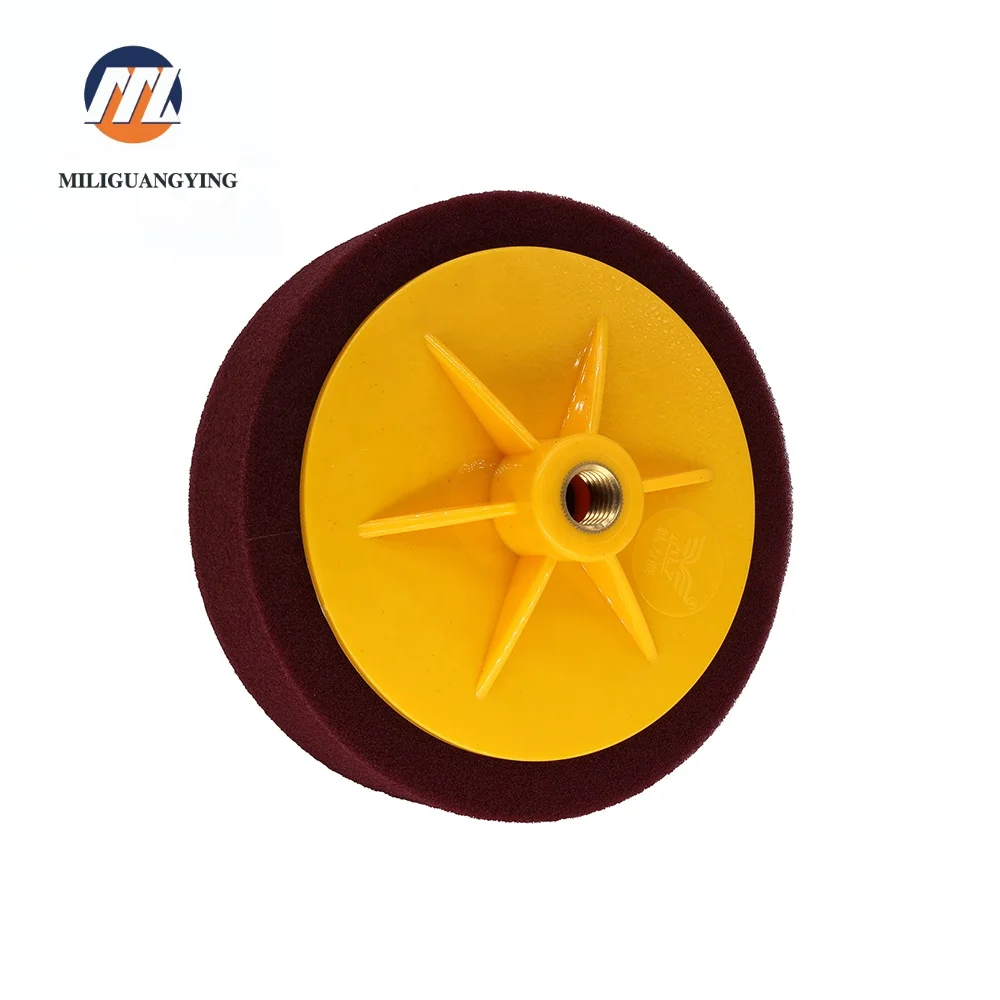 6 Inch M14 16 Screw imported Car cleaning Sponge Polishing Pad Sponge with polisher