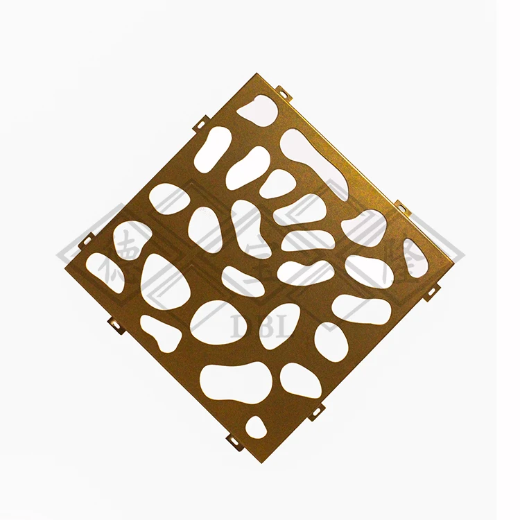 laser cut galvanized metal screens punched aluminum decking