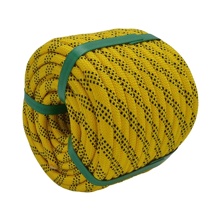 Wholesale 8mm 9mm 10mm 12mm 14mm 16mm Fire Rescue Rope Safety Rope Flame Retardant Aramid Climbing Rope