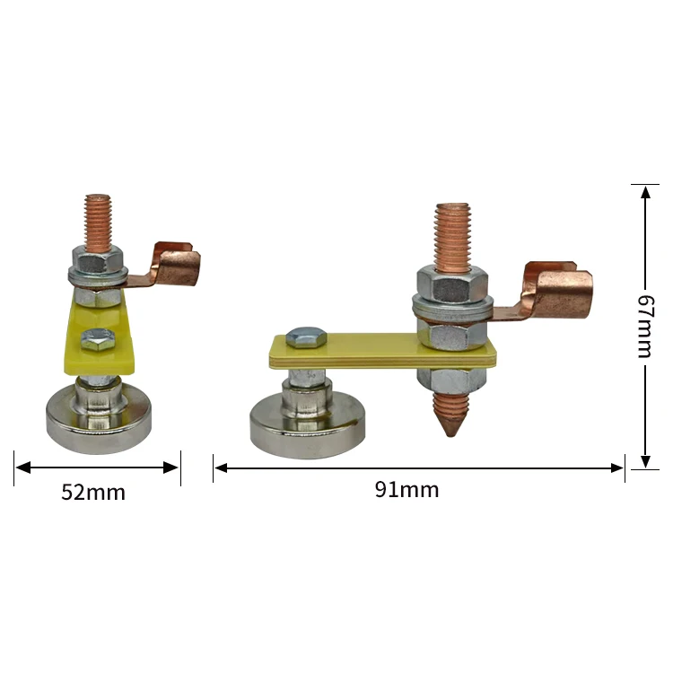 Wewin Welding Magnetic Ground Clamp Strong Magnetism Large Suction Welder Magnet Holder Set