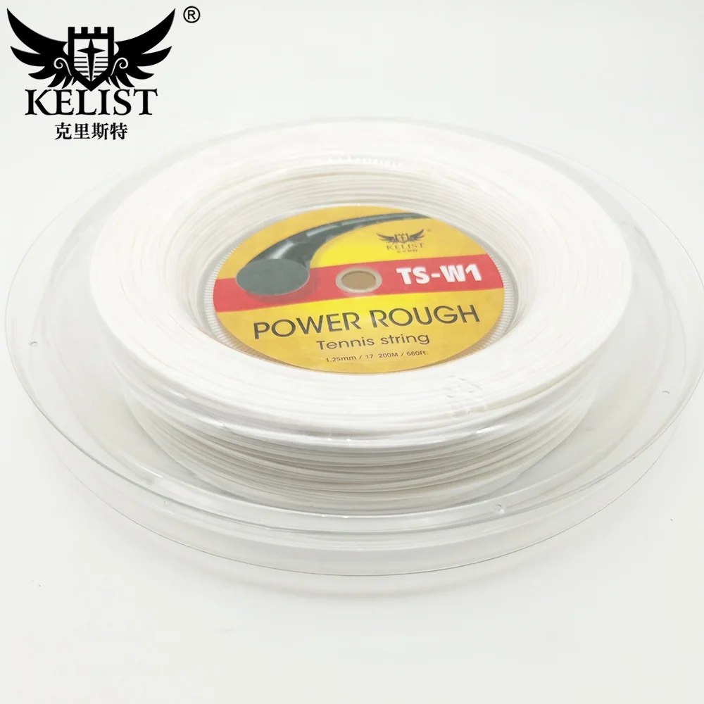 Factory High Quality Polyester Material Power Control Rough 1.25 200m Reel Tennis String With Best Price