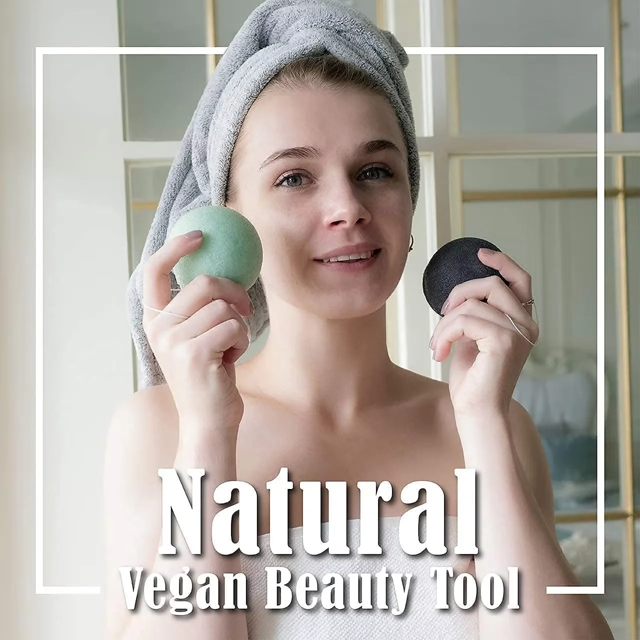 100% Natural Makeup Remover Konjac Sponge Eco-friendly Facial Washing Sponge Gentle Face Cleansing and Exfoliation