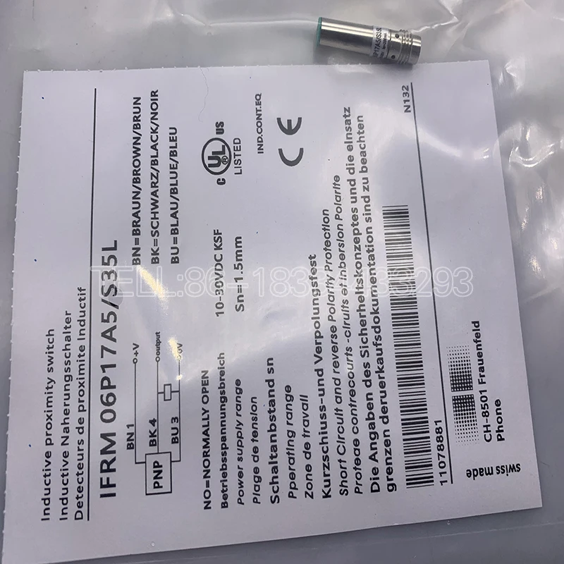100% new original Proximity switch sensor IFRM 04P35A1/KS35PL one year warranty