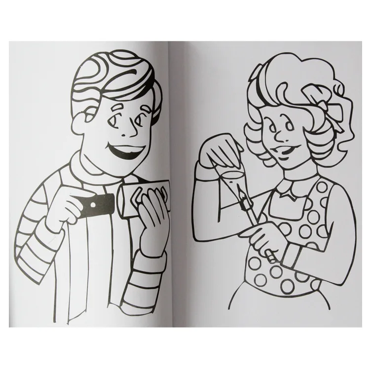 Red Color (Small Size ) - Magic Coloring Book Toys for Kids Age 6 and Up - A Book can change Colors Birthday Party Show Props