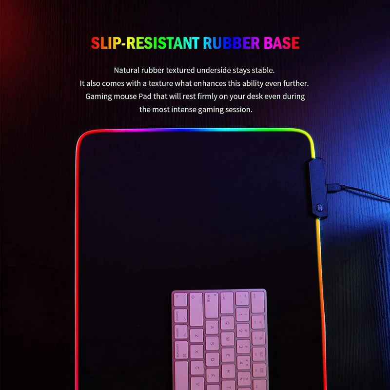 High Quality Custom 800X300Mm Desk Sublimation Printing Xxl Large Led Rgb Mousepad  Waterproof Gaming Mouse Pad Mat