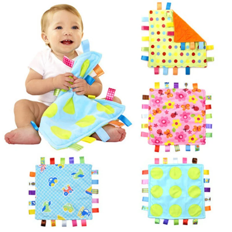 
OEM service bright colour polyester printed super soft small baby blanket security for home 