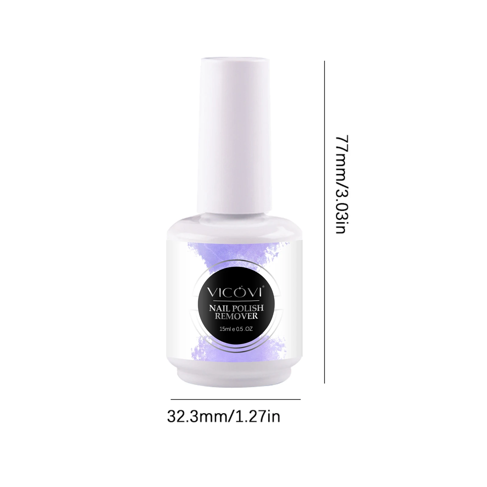 VICOVI Wholesale Nail Care Harmless OEM Private Label Uv Gel Healthy Sale Gel Polish Remover 15ml Magic Nail Polish Remover Gel