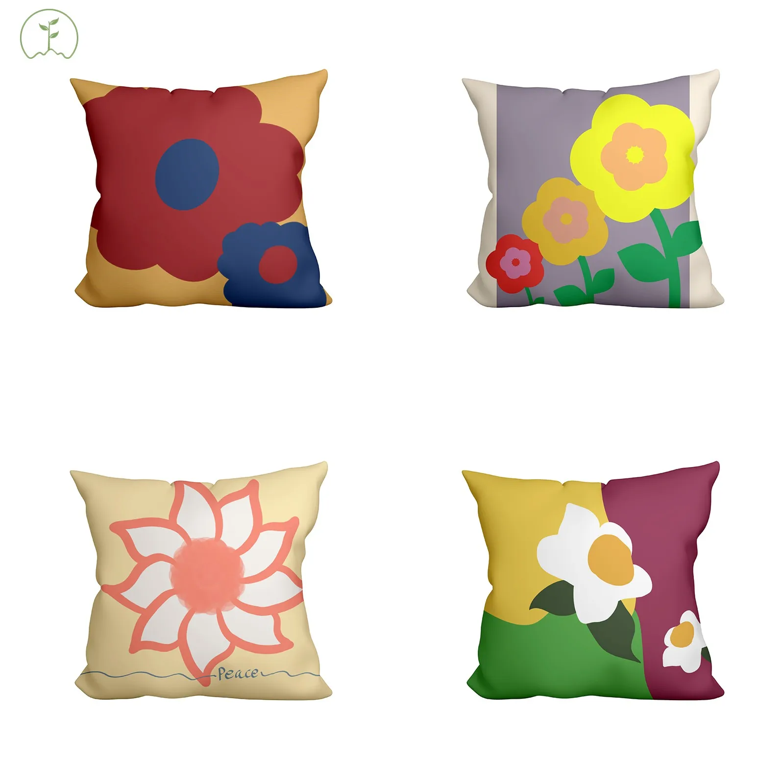 Creative Boho Linen Pillowcases Customized Wholesale High Protective Sofa Cushions Sublimation Techniques Nordic Customized