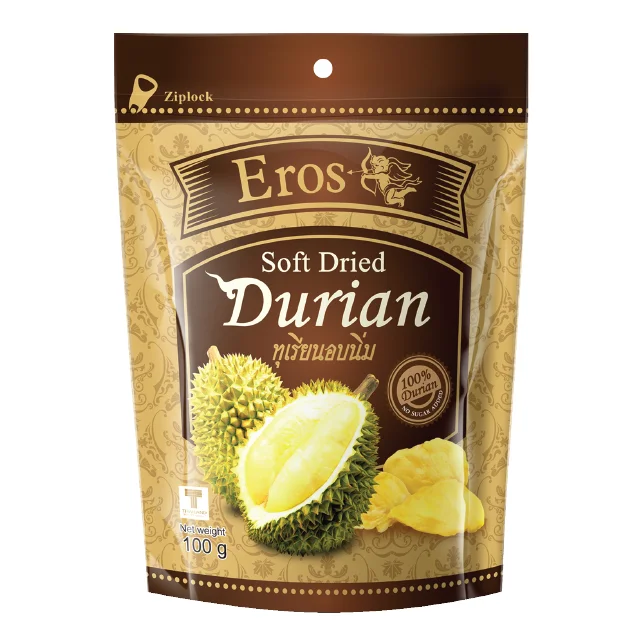 Factory Price Premium Dried Durian Natural Best Sweet Taste Snack Dried Thai Fruit made in Thailand for Export