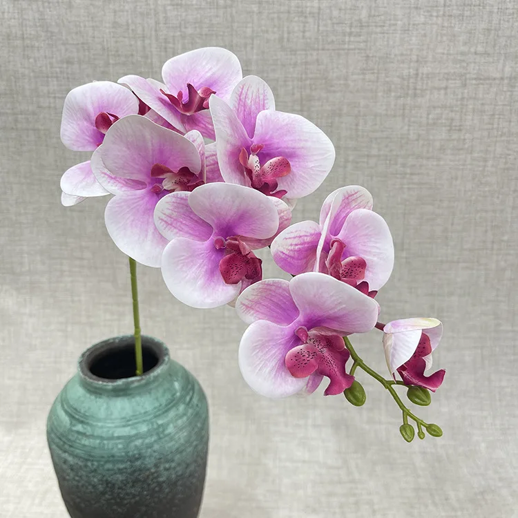 2023 Silk Butterfly Orchids Plant White Phalaenopsis Orchid Centerpiece Flower for Wedding Decoration