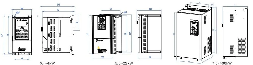 Китайский Топ 10 бренд преобразователь частоты AC/VFD/VSD/VVVF инвертор от 0 4 кВт до 200 производитель водяной насос солнечная энергетическая система