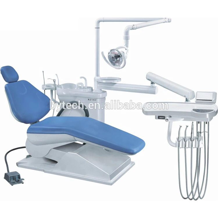 Cheap price dental equipment multifunctional medical electric dental unit chair with big operating lamp
