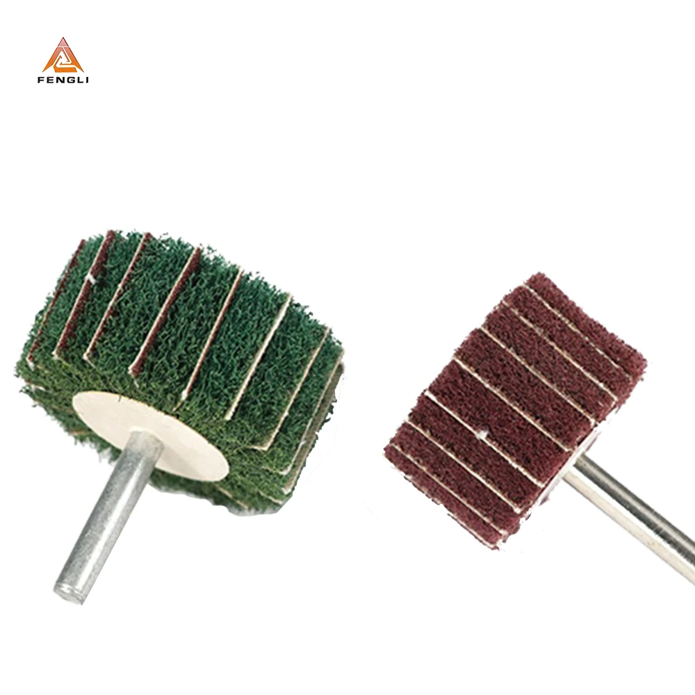 High Quality Mandrel Mounted Interleaf Flap Wheel with Shaft