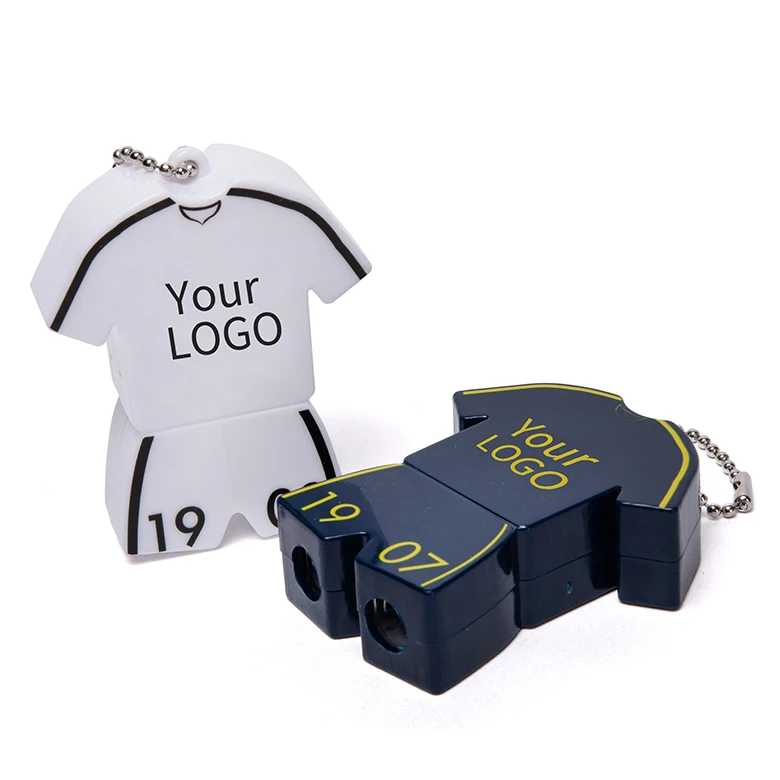 patent kid baby safe design custom design football jersey double hole pencil sharpener