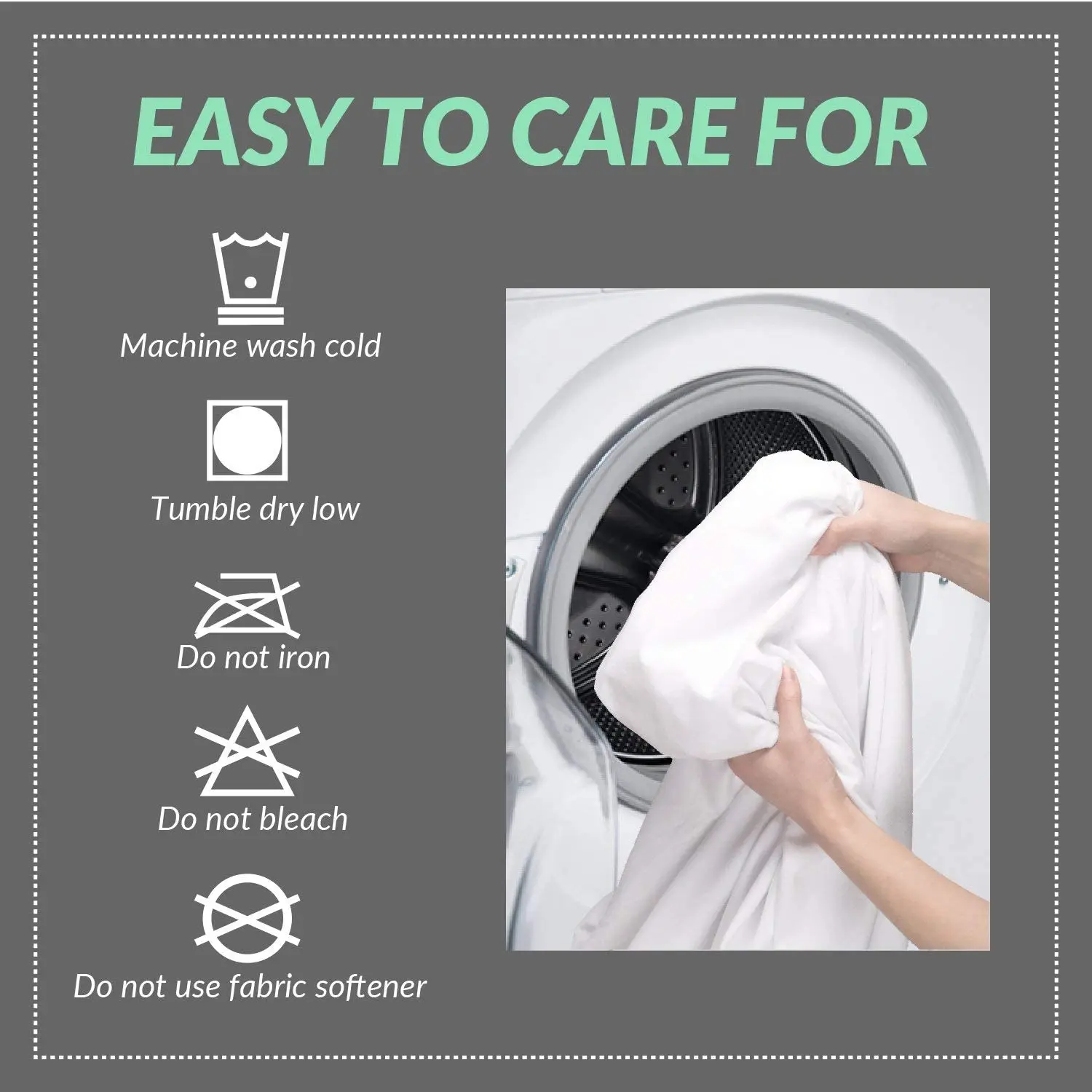 Оптовая продажа, простой Дышащий моющийся экологически чистый бамбуковый Стеганный водонепроницаемый чехол для подушки