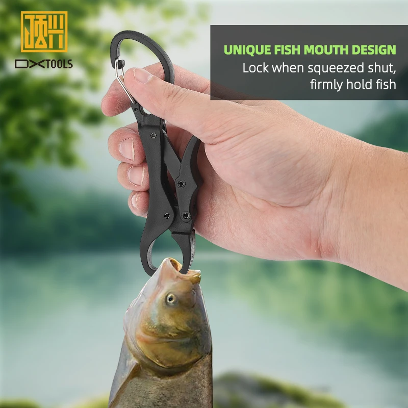 Custom Multi-function Fishing Lip Grips Popular Design Handle Nylon Glass Fiber Plastic Catch Floating Fishing Lip Gripper
