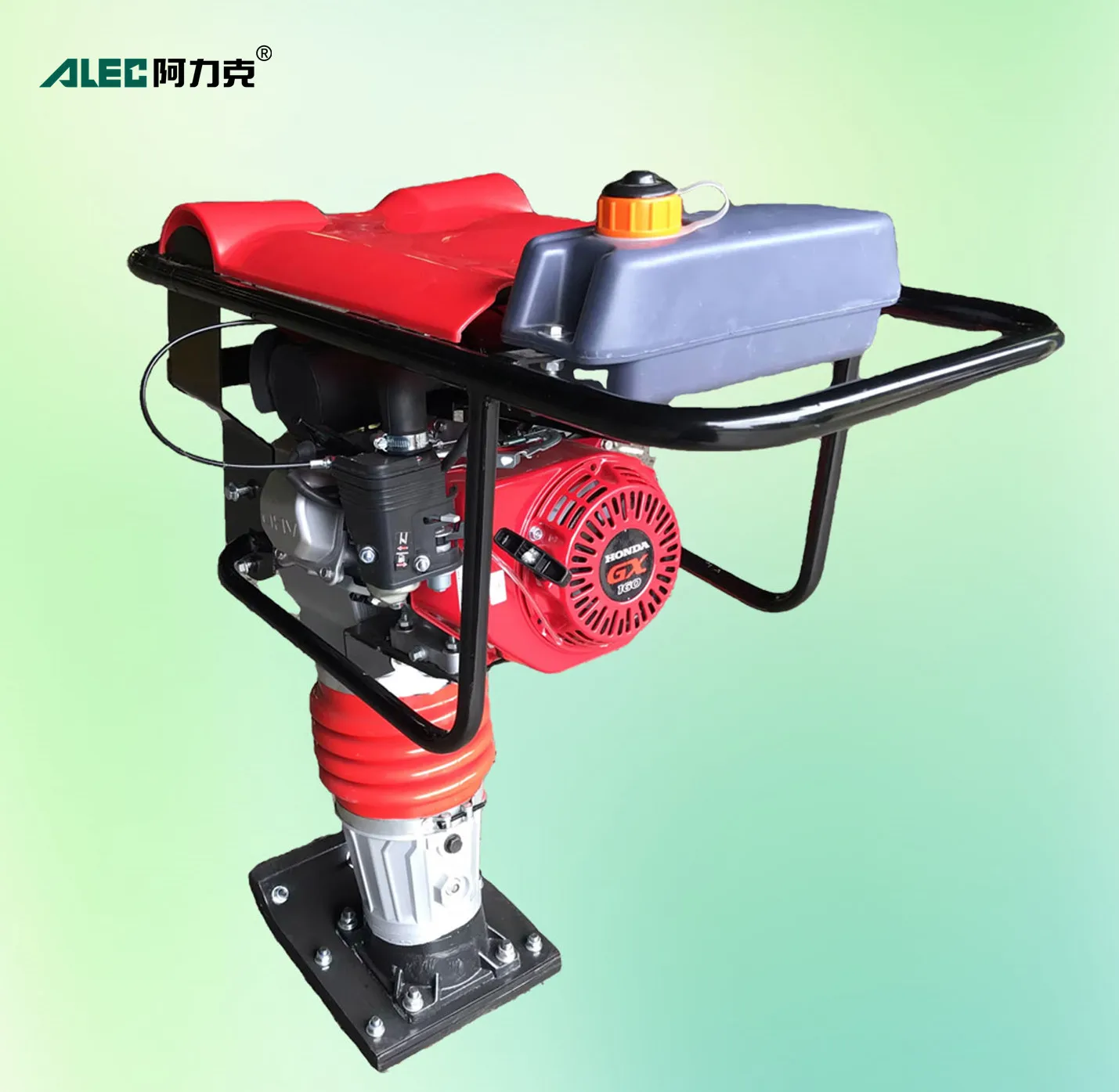 Gasoline power earth sand soil  impact jumping jack compactor tamper vibrating tamping rammer