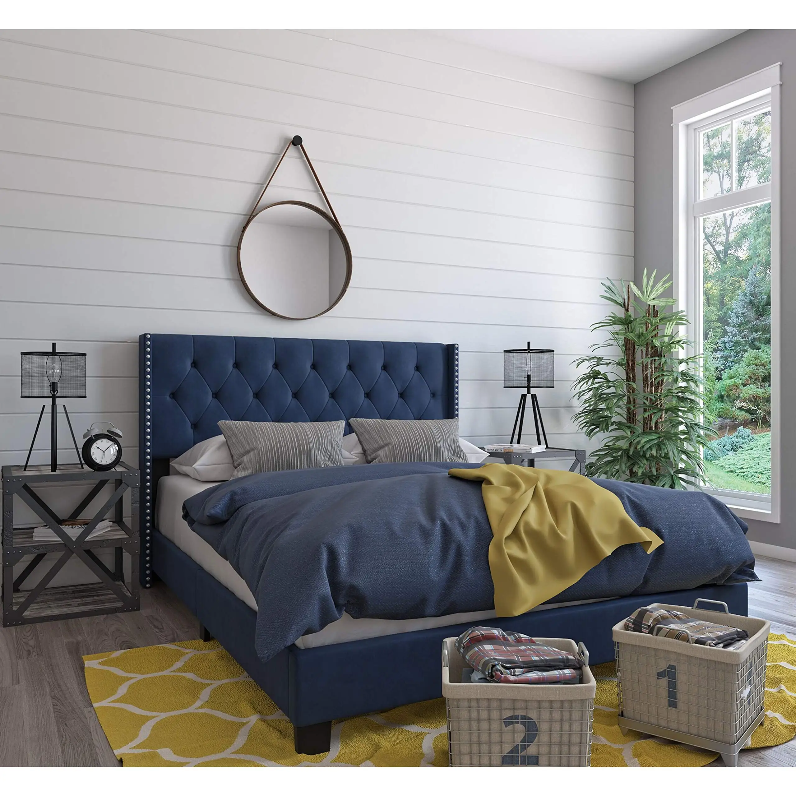 modern design wooden upholstered bed bedroom furniture set luxury king size hotel bedroom sets for home furniture